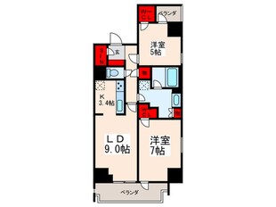 レジディア町屋の物件間取画像